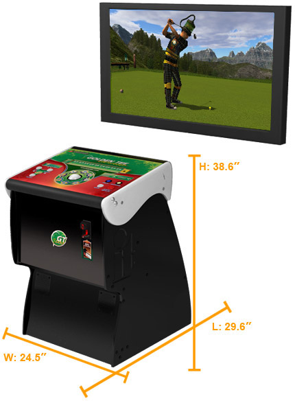 Golden Tee Home Edition Dimensions